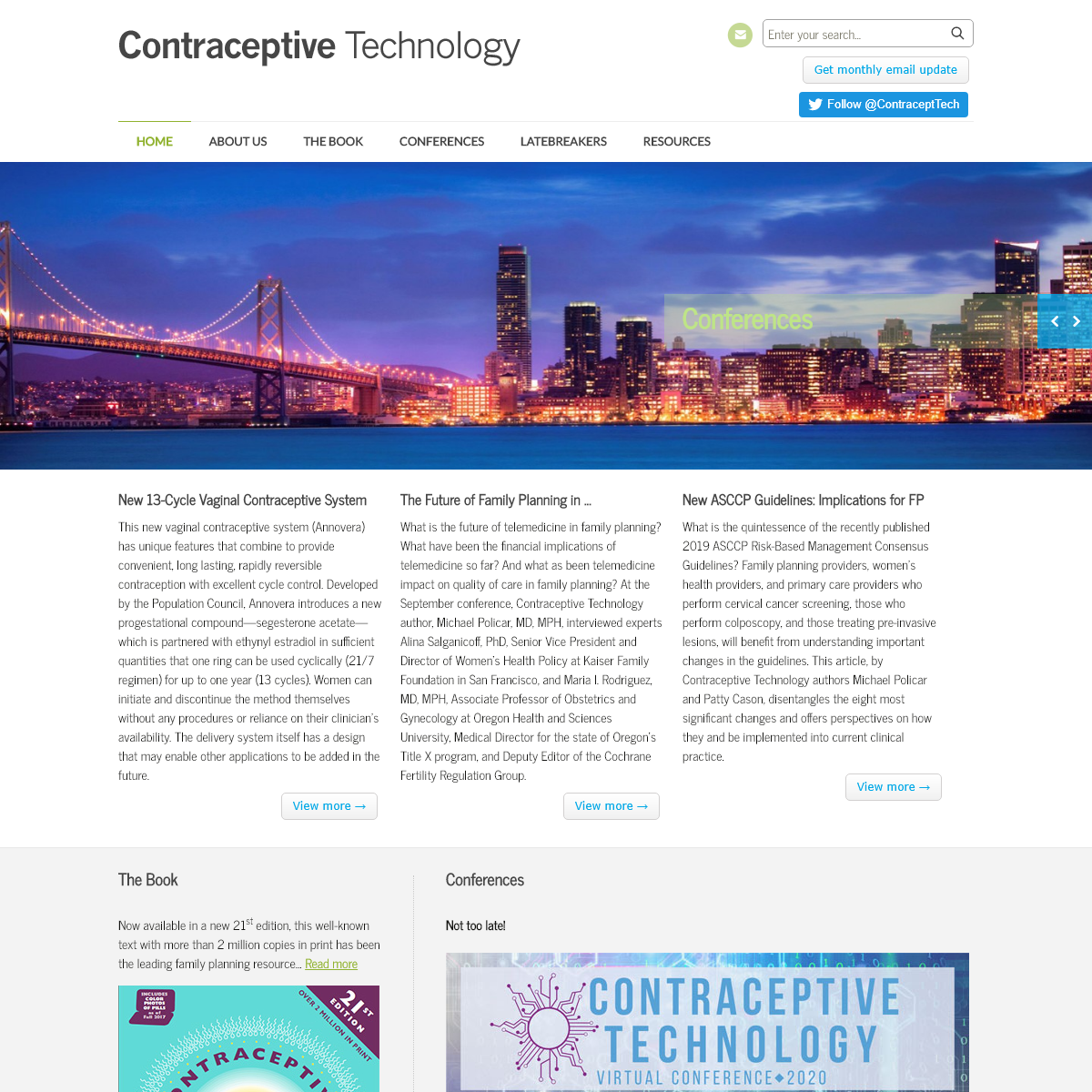 A complete backup of contraceptivetechnology.org