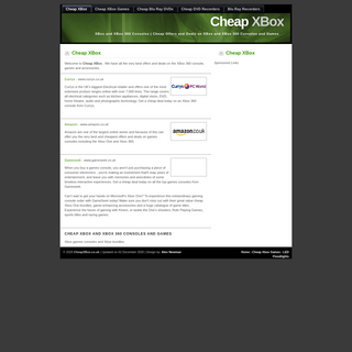 A complete backup of cheapxbox.co.uk