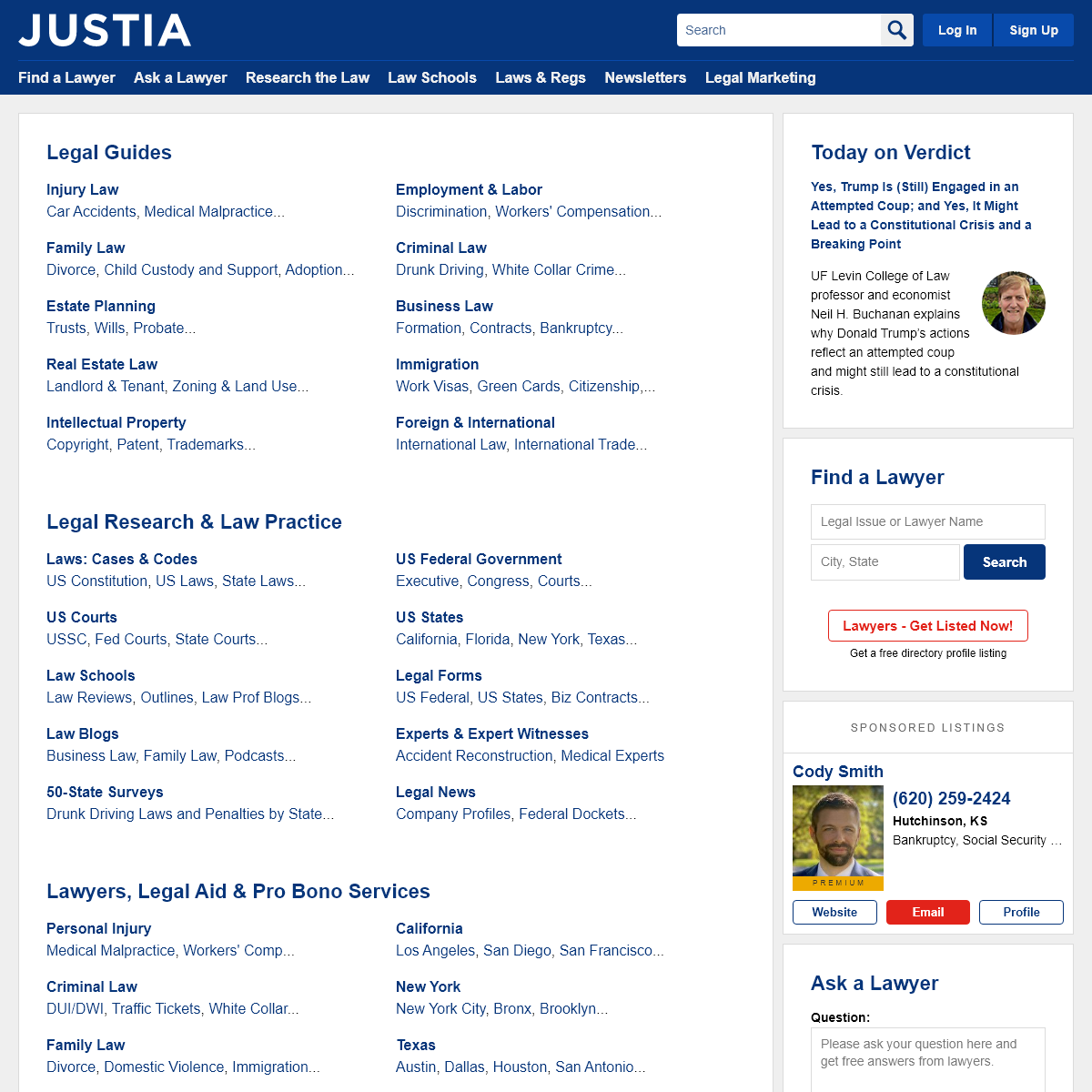 A complete backup of justia.com