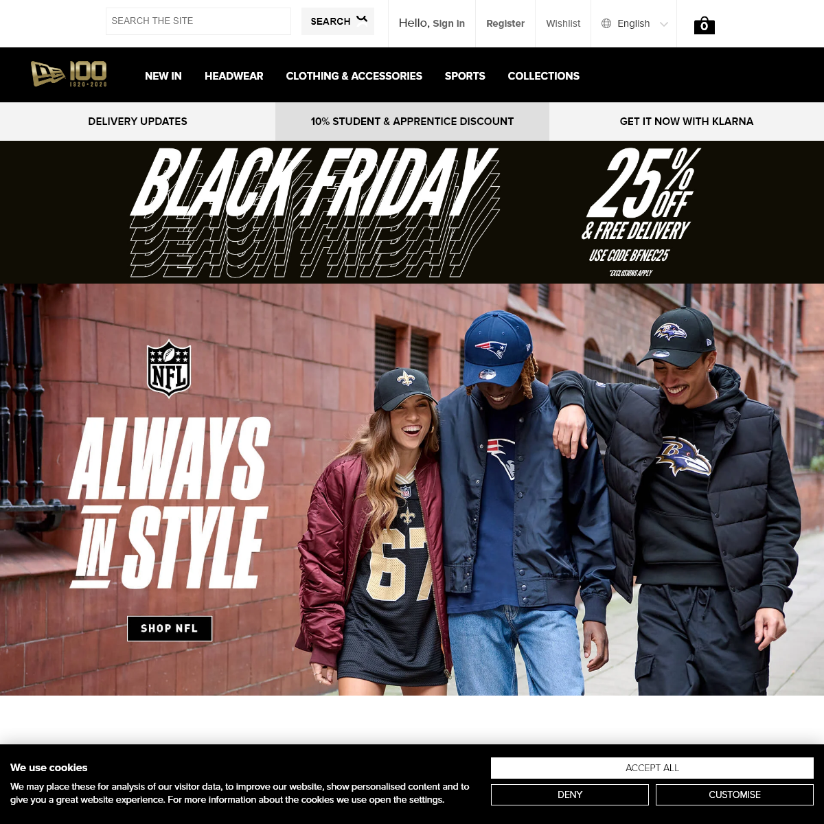 A complete backup of neweracap.co.uk