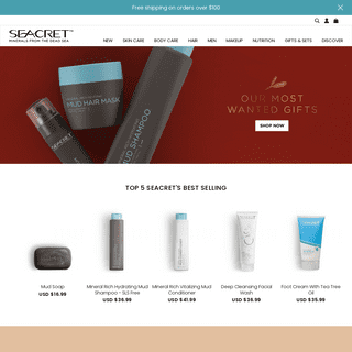 SEACRET- Dead Sea Products - Nourishing Dead Sea Cosmetics & More!