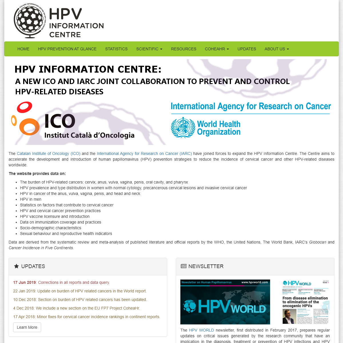 A complete backup of hpvcentre.net
