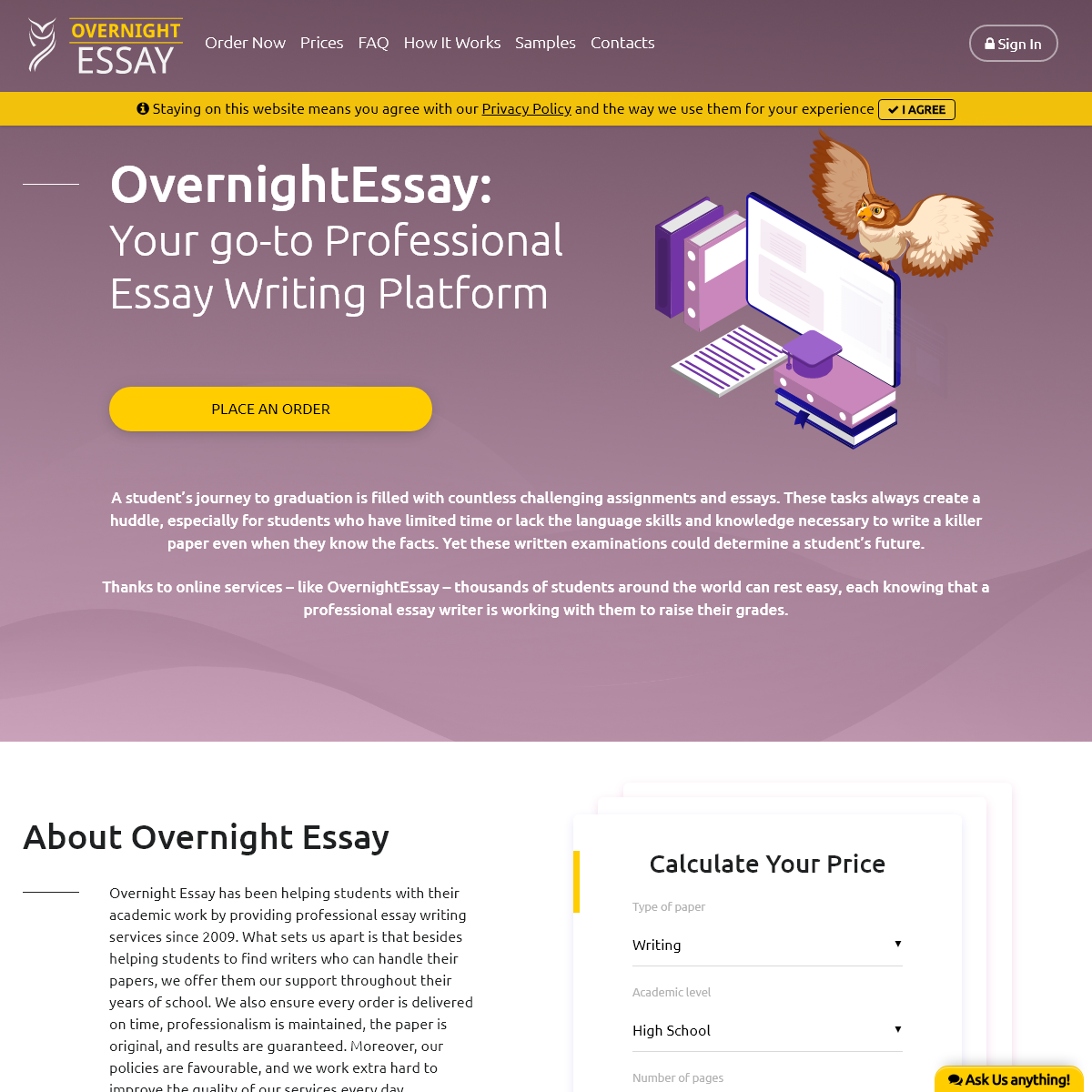 A complete backup of overnightessay.co.uk