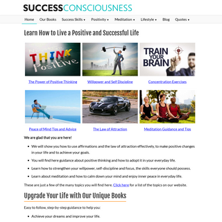 Success Consciousness- Positivity, Meditation and Lifestyle