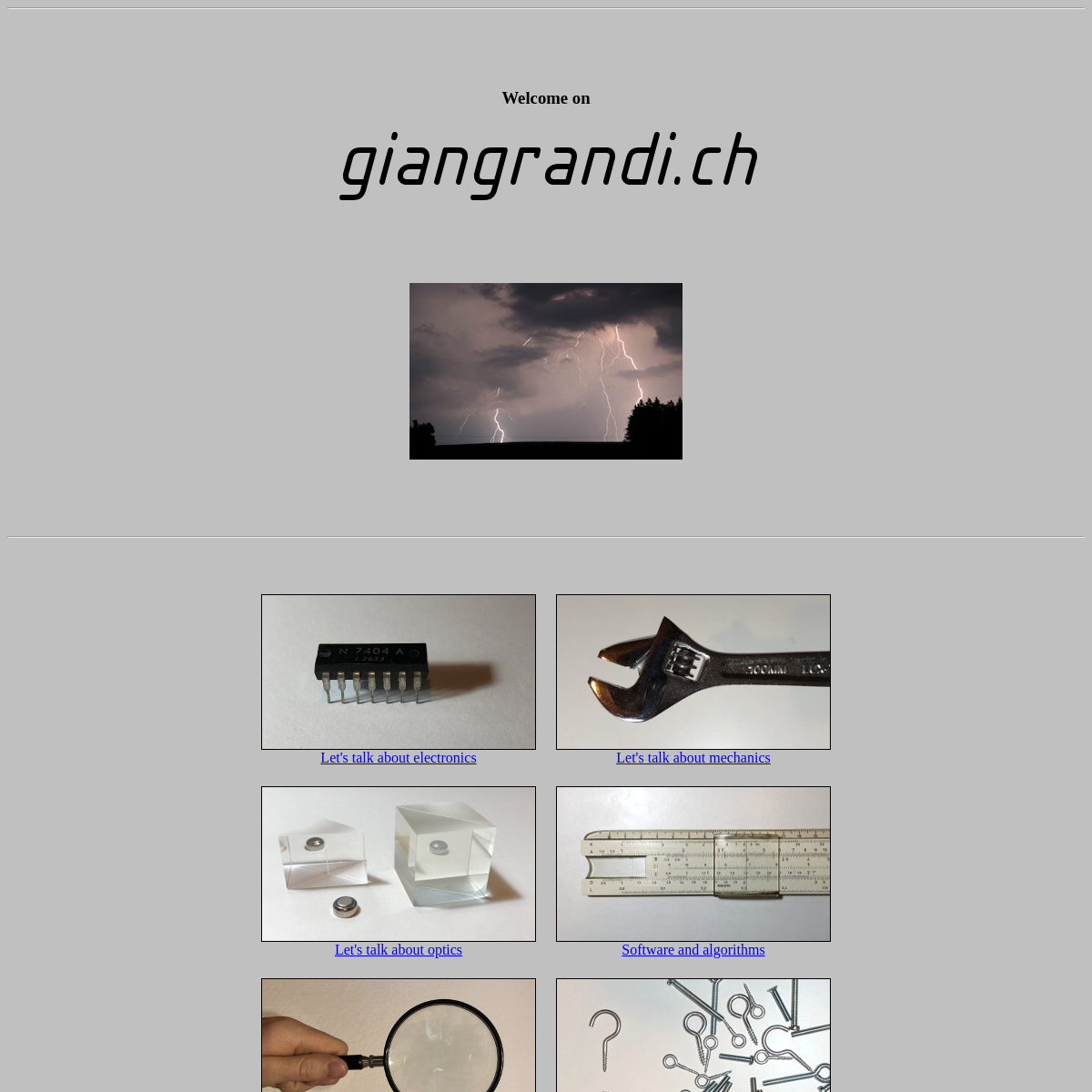 A complete backup of giangrandi.ch
