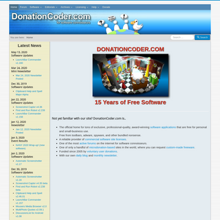 A complete backup of donationcoder.com