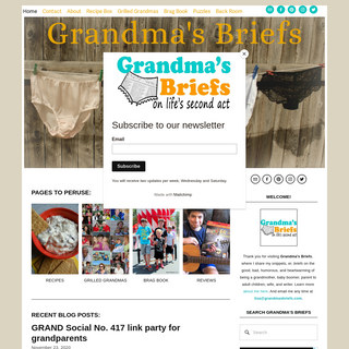 A complete backup of grandmasbriefs.com