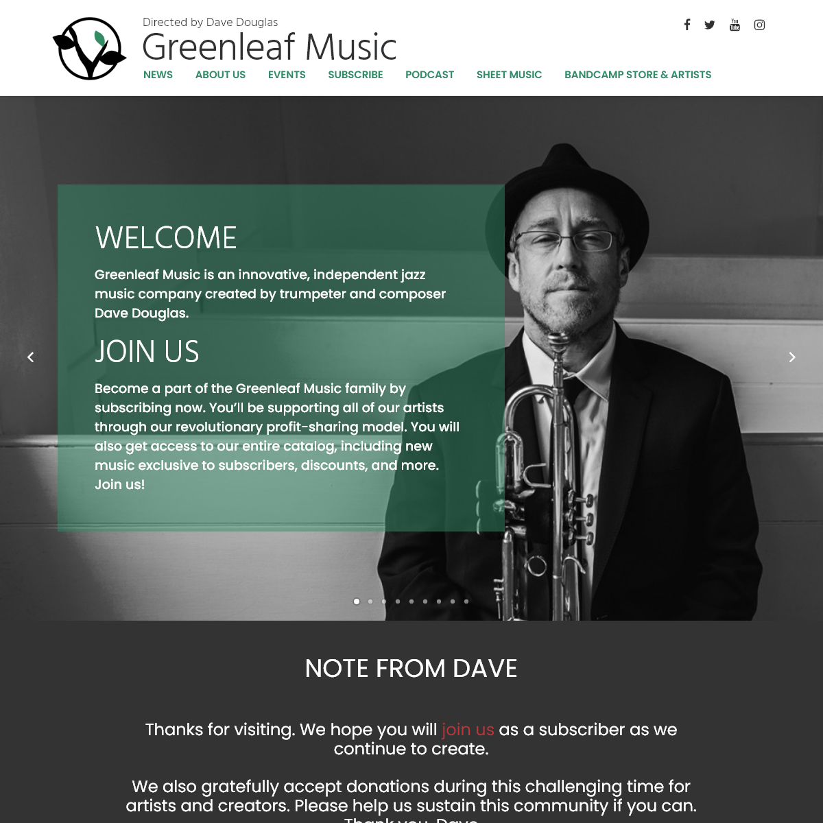 A complete backup of greenleafmusic.com