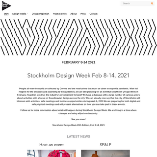 A complete backup of stockholmdesignweek.com