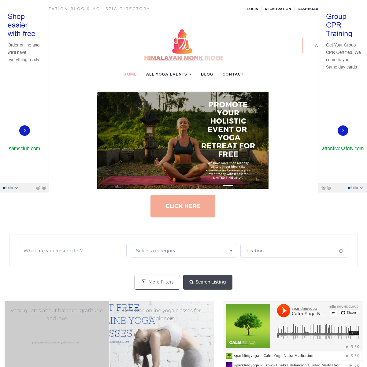 Himalayan Monk Rider - Yoga and Meditation Blog & Holistic Directory