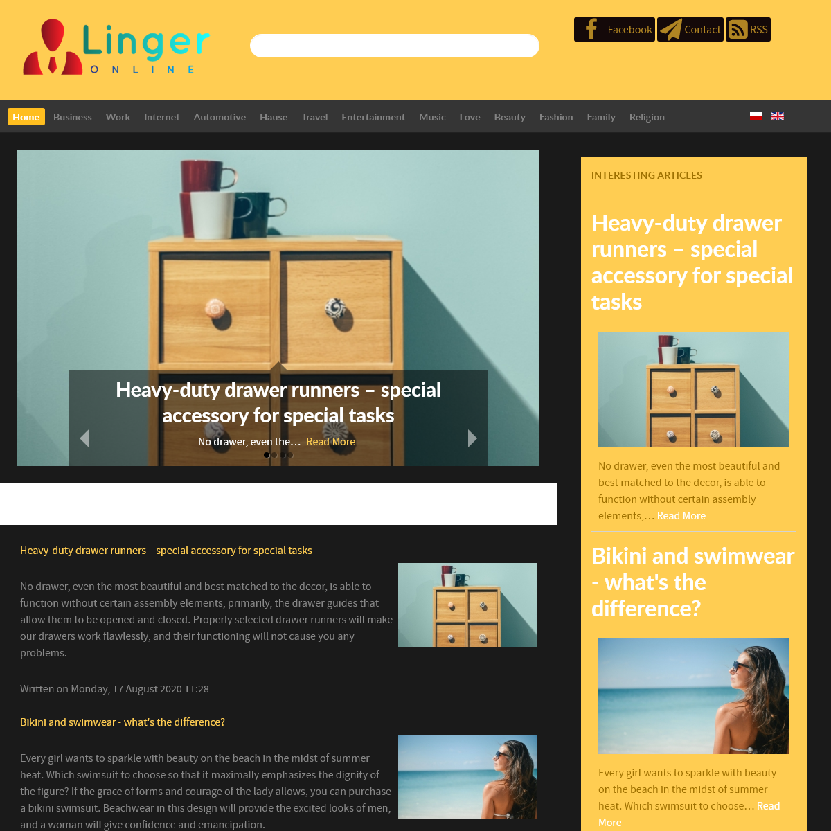 Linger-online.net - Lifestyle portal