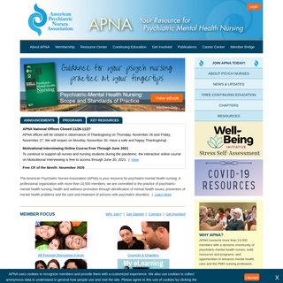 American Psychiatric Nurses Association - American Psychiatric Nurses Association