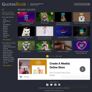 A complete backup of quotesbook.com