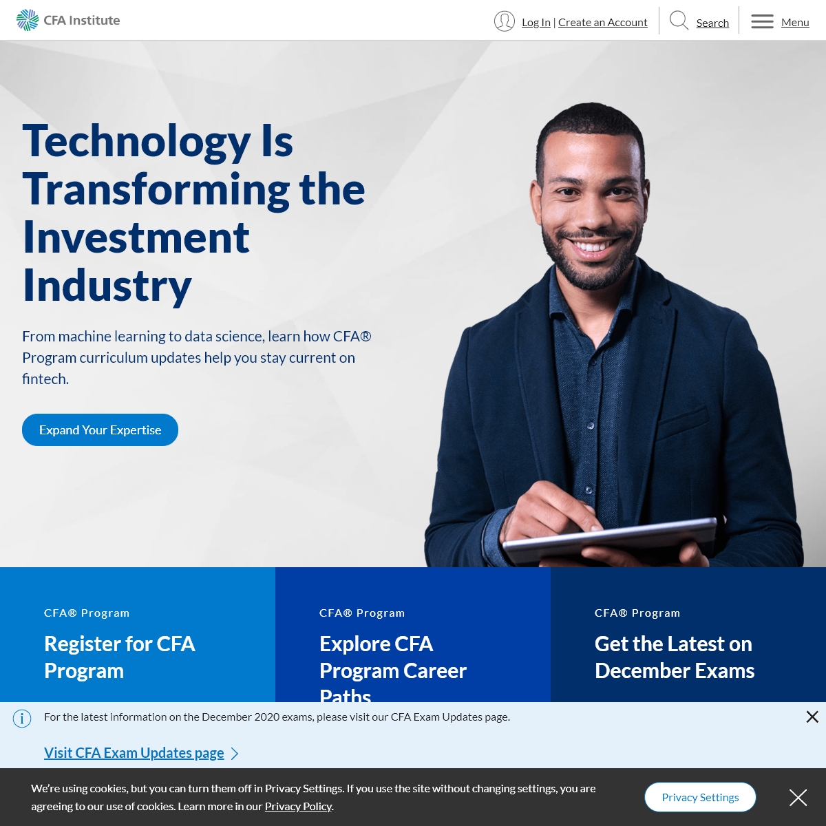 A complete backup of cfainstitute.org