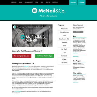 Specialty Risk Management & Insurance - McNeil & Co Inc