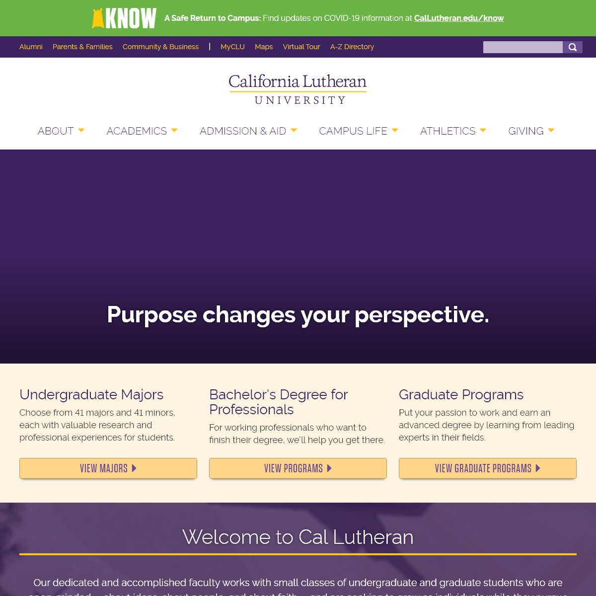 A complete backup of callutheran.edu