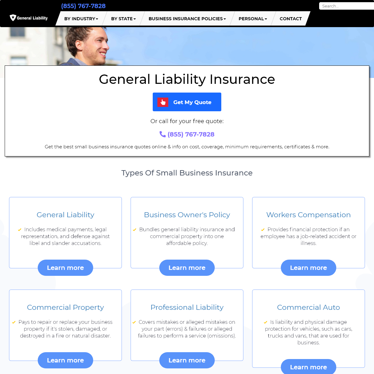 A complete backup of generalliabilityinsure.com