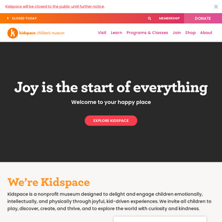 A complete backup of kidspacemuseum.org