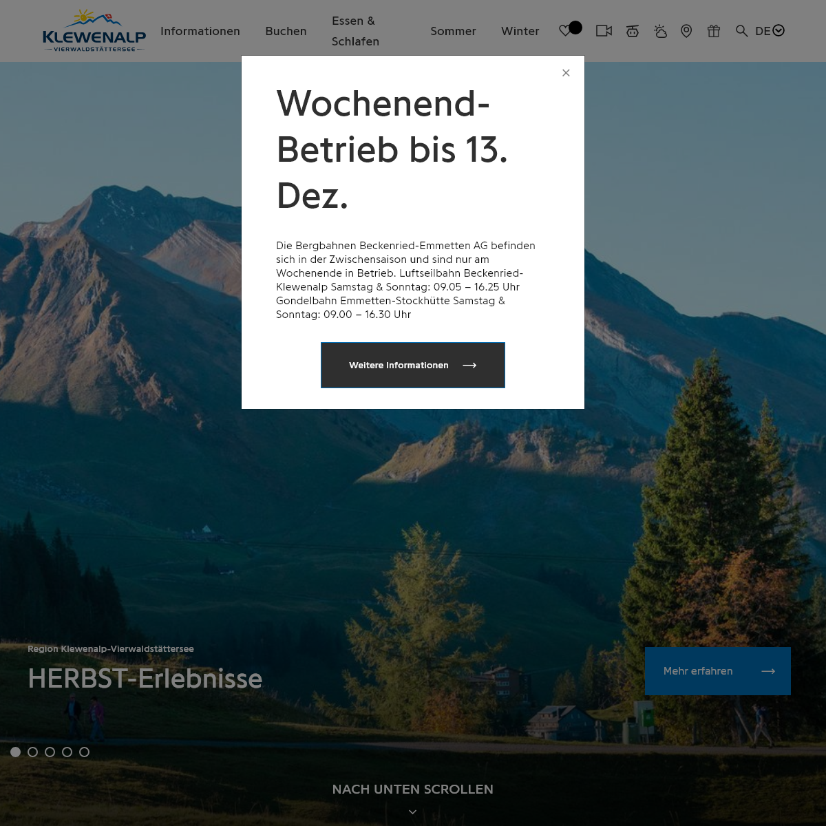A complete backup of klewenalp.ch