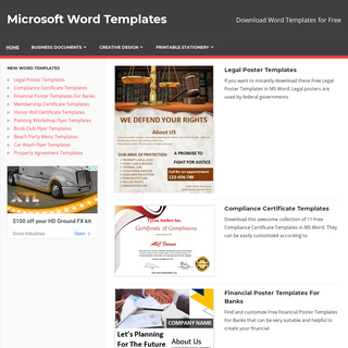 A complete backup of mywordtemplates.org