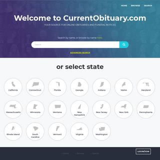 A complete backup of currentobituary.com