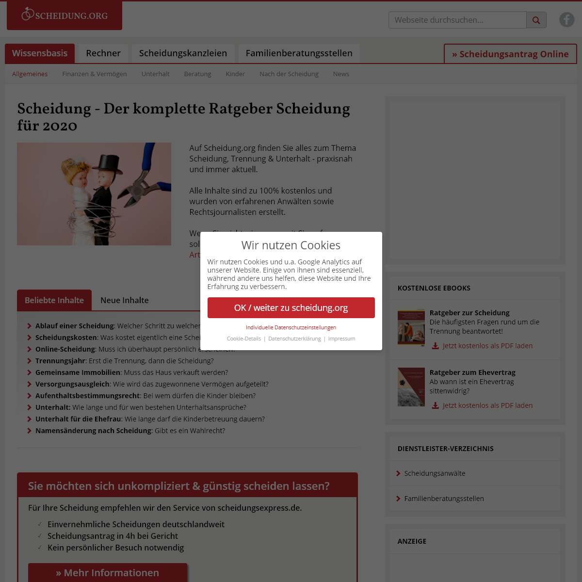 A complete backup of scheidung.org