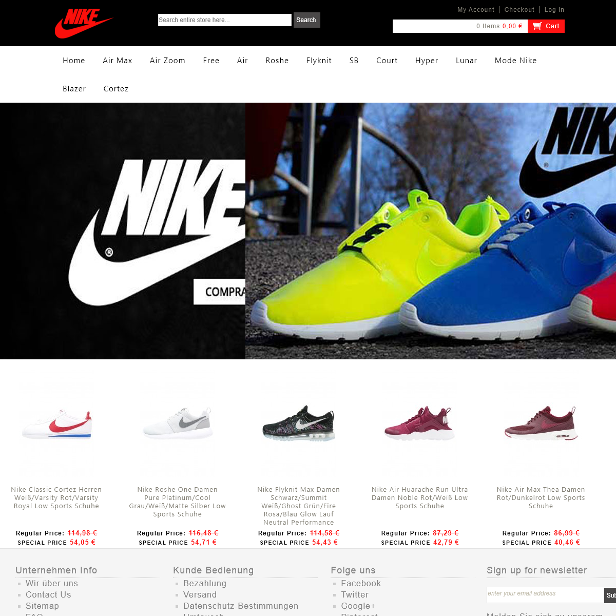 A complete backup of nikeschuhes.de