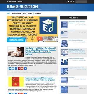 Distance-Educator.com - Access to over 14,000 citations, scholarly research, journals, and media related to distance education
