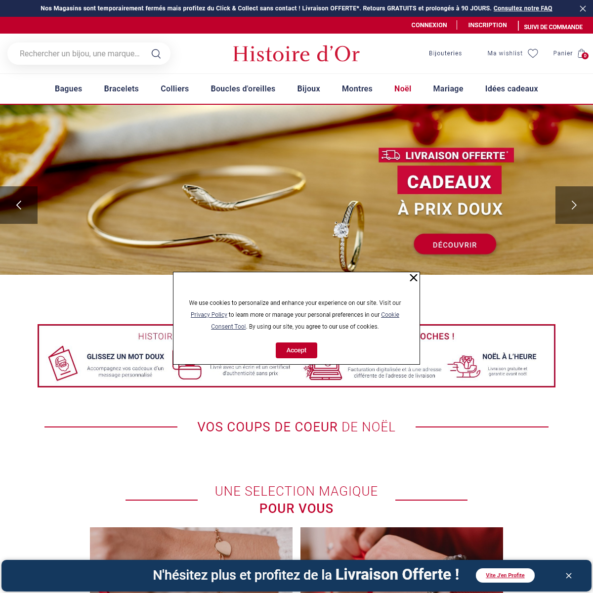 Bijouterie en ligne â€¢ Histoire d`Or - Bijoux et Montres