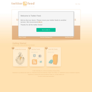 Twitter Feed - feed your blog to twitter