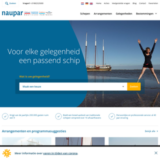 NAUPAR I Grootste aanbod traditionele zeilschepen in Nederland - NAUPAR