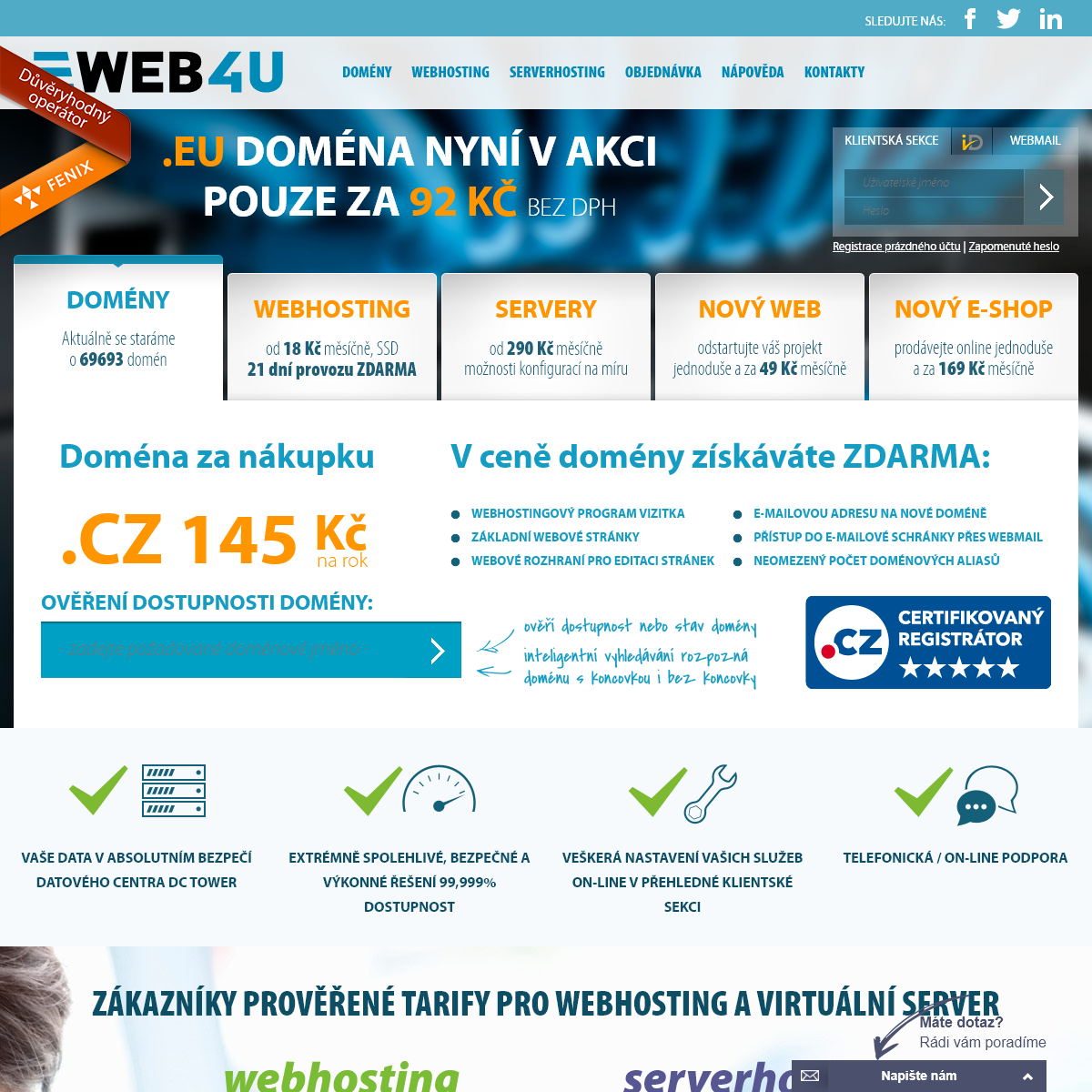 A complete backup of web4u.cz