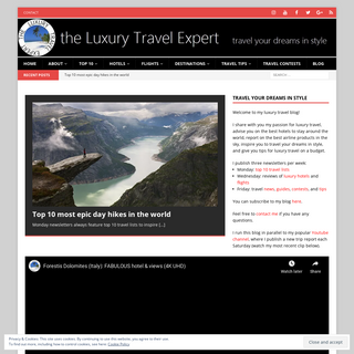 A complete backup of theluxurytravelexpert.com