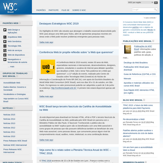 A complete backup of w3c.br