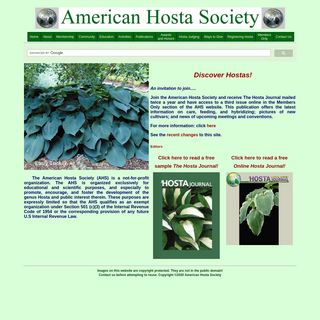 American Hosta Society (AHS)