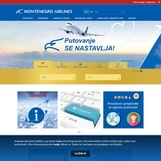 A complete backup of montenegroairlines.com