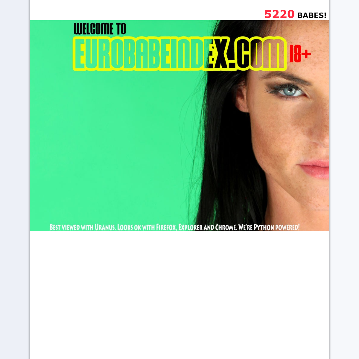 A complete backup of www.www.eurobabeindex.com