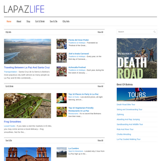 A complete backup of lapazlife.com