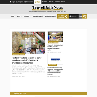 A complete backup of traveldailynews.asia