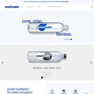 smartwaterÂ® homepage - vapor distilled water with electrolytes