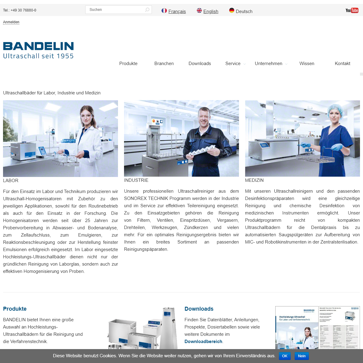A complete backup of bandelin.com