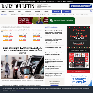 A complete backup of dailybulletin.com