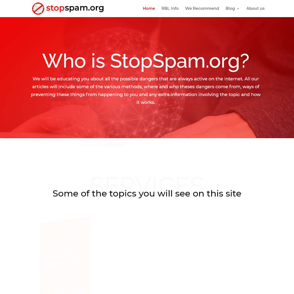 A complete backup of stopspam.org