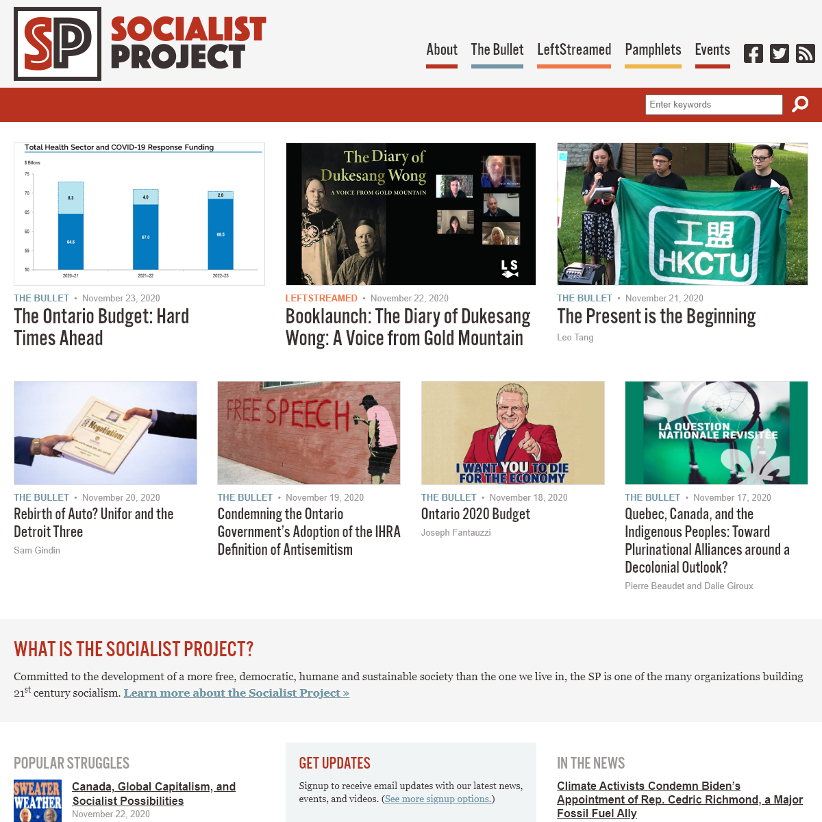A complete backup of socialistproject.ca