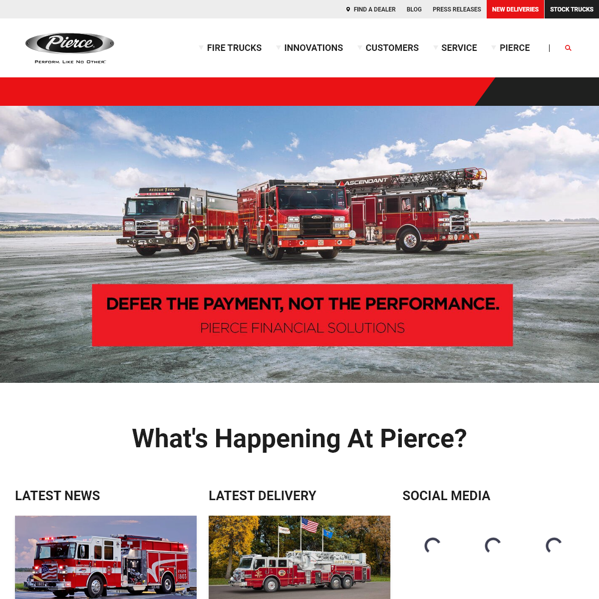 Pierce Manufacturing - Custom Fire Trucks, Apparatus & Innovations