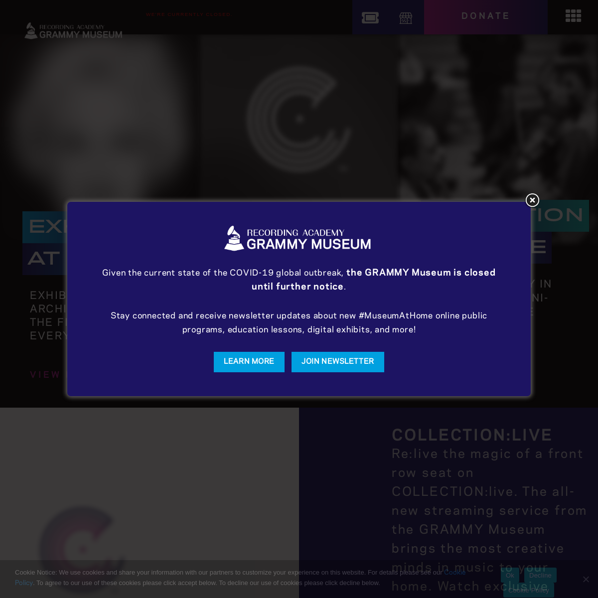 A complete backup of grammymuseum.org