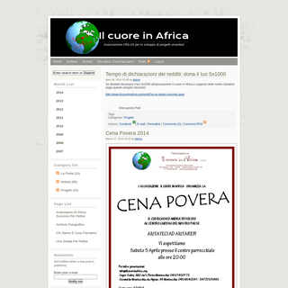 A complete backup of ilcuoreinafrica.org