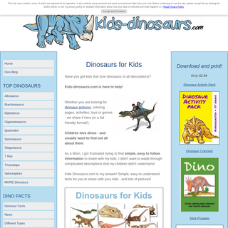 A complete backup of kids-dinosaurs.com