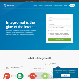 A complete backup of integromat.com