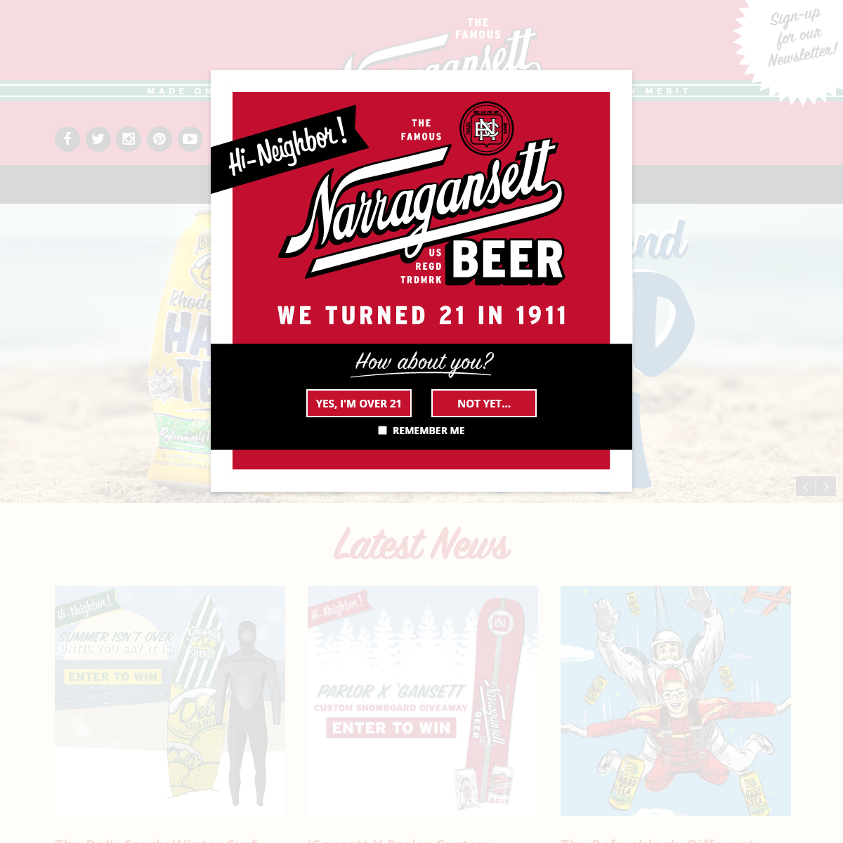 A complete backup of narragansettbeer.com